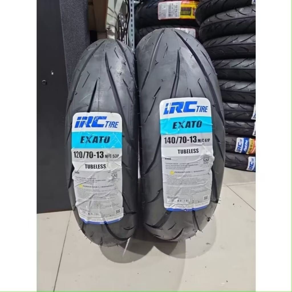 PROMO!!! Sepasang ban nmax ukuran 140/70-120/70- ring13 tubless merk IRC