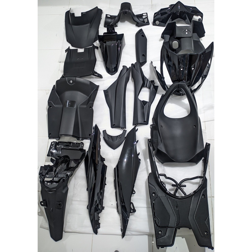 Paket Full Body Beat FI 2014 2015 STARTER HALUS Hitam WIN | complete set bodi kasar halus motor hond