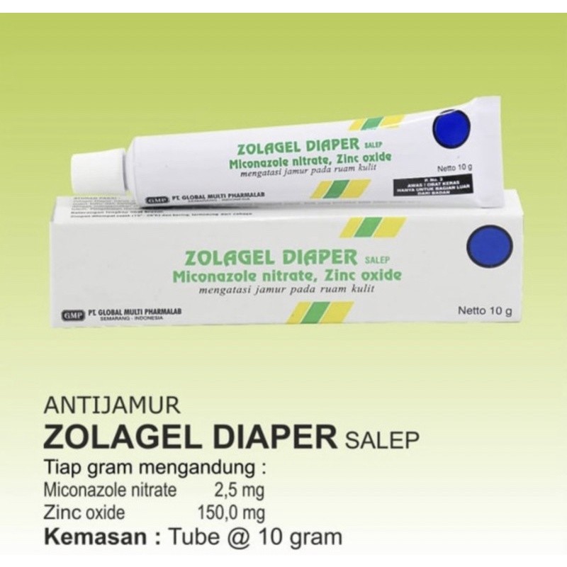 Zolagel diaper salep 10 gram ( salep ruam popok bayi dan dewasa )