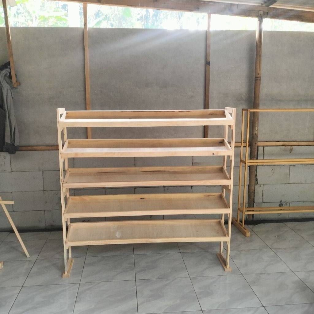 Rak Sayur Rak Display Sayur Rak Buah Rak Toko Rak Warung Rak Jualan Rak Serbaguna Kayu Rak Miring