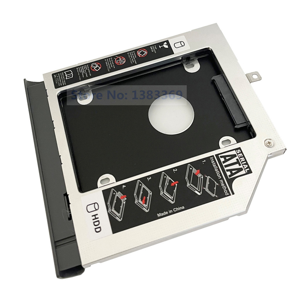 SATA 2nd Hard Drive SSD HDD Module Caddy Adapter for Lenovo ideapad 320 V320 32014IAP 32015IKB 32017