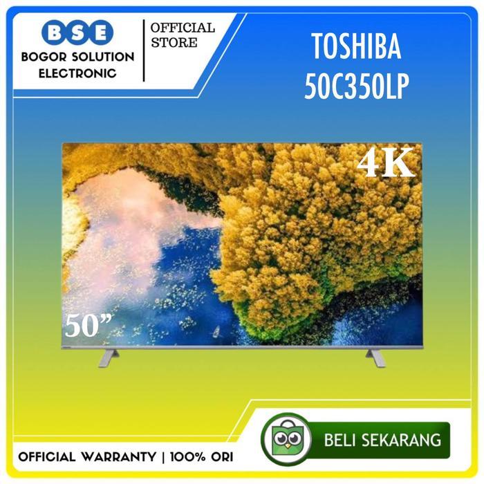 TV 50 Inch Toshiba 50C350LP 4K HDR Toshiba Google TV 50C350 [ORI]