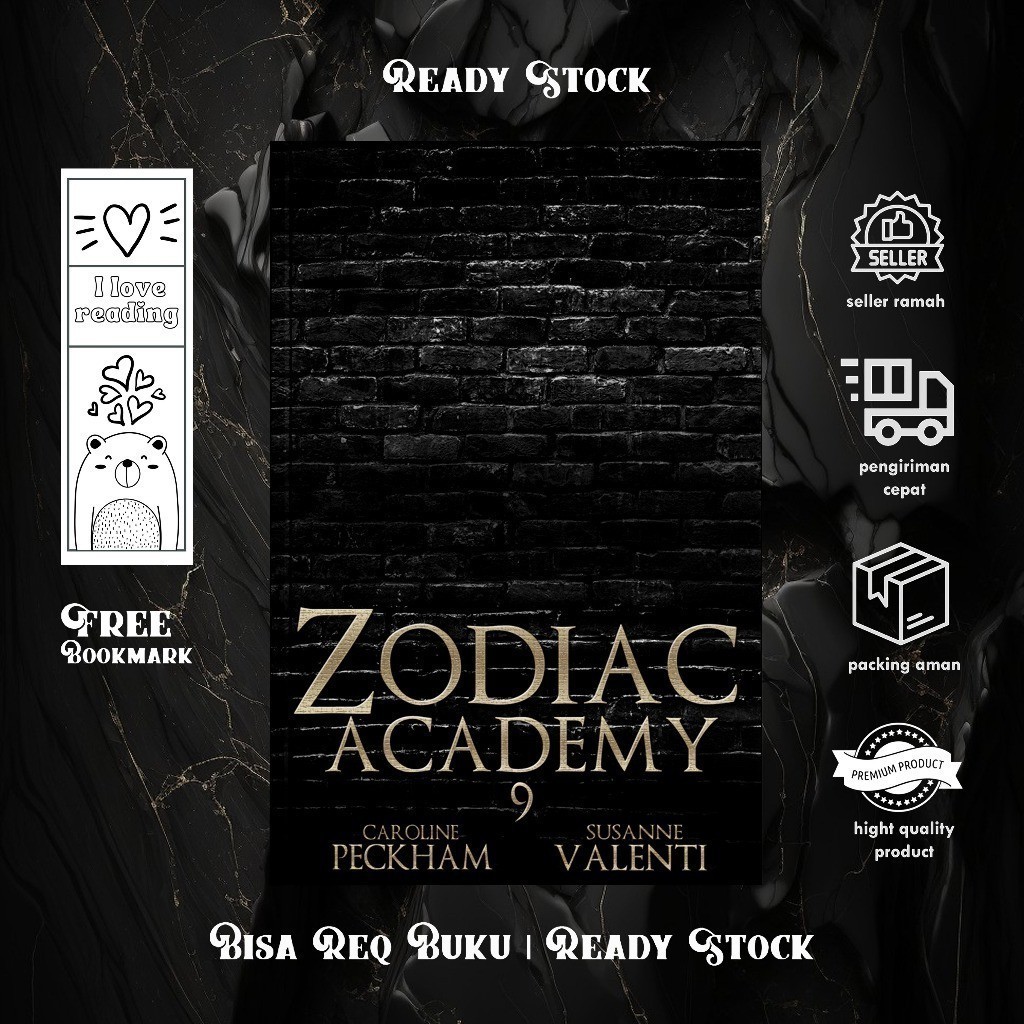 Restless Stars (Zodiac Academy, #9) by Caroline Peckham (English/Indonesia)