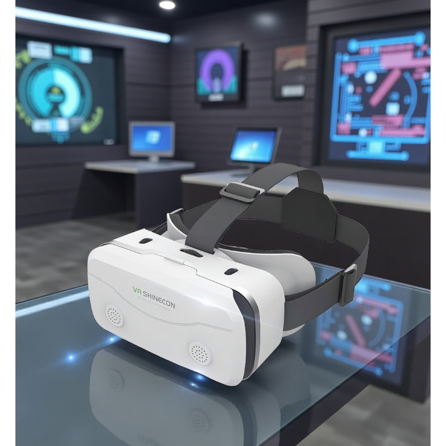 Kacamata VR Box 3D IMAX Giant Screen Headset Virtual Reality Glasses - VR Box Smartphone 3D Game dan
