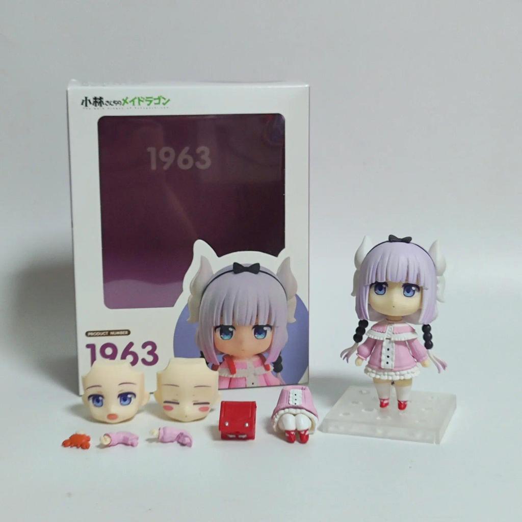 Anime Miss Kobayashi Dragon Maid Nendoroid 1963 Kanna Kamui Q Version Pvc Action Figure Collect Mode