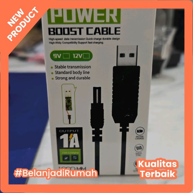 Kabel Power USB DC 12V Modem Orbit Telkomsel / kabel modem wifi 5V to 12V / kabel data wifi supply c