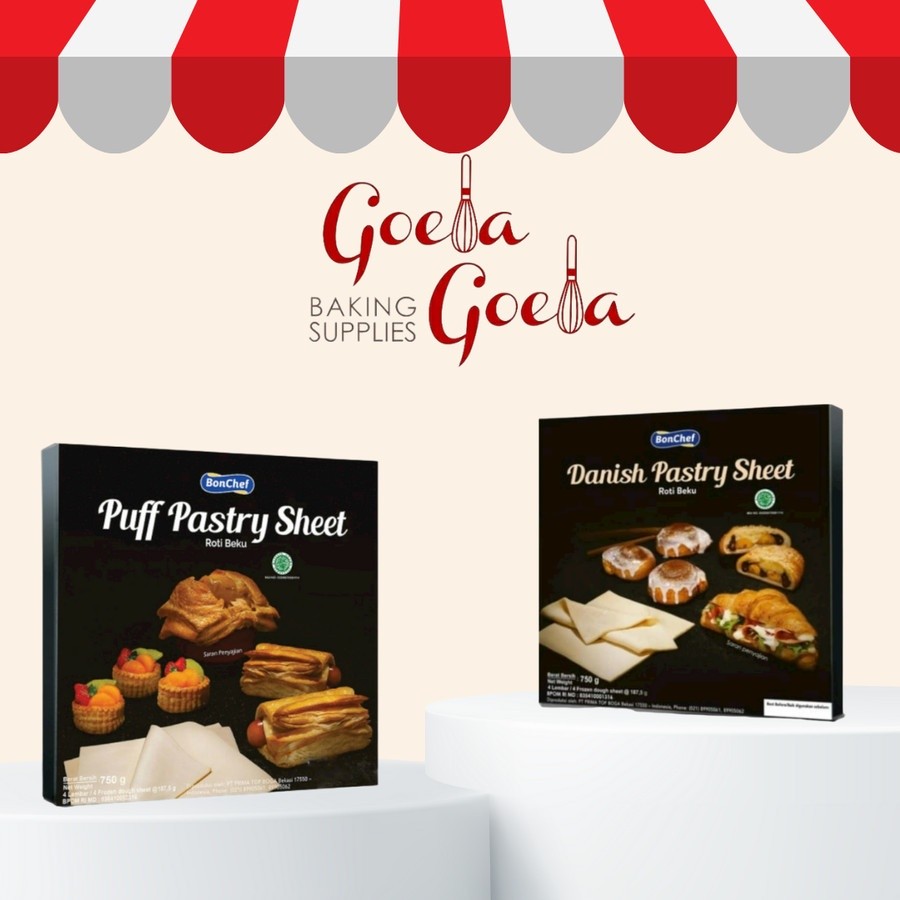 BonChef Pastry/Denish/Puff/Petite Croissant - Danish Pastry