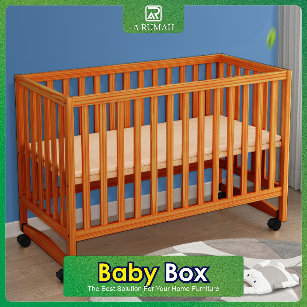 box bayi / tempat tidur bayi / tempat tidur anak / ranjang bayi /  baby box kayu