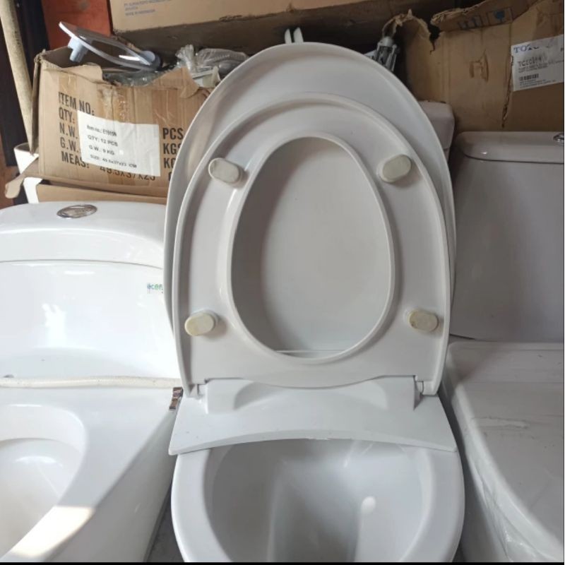Ecowasser TOTO SW07 - Seat Cover TOTO - Bekas - Tutup Closet Duduk TOTO - Ecowasser Bekas