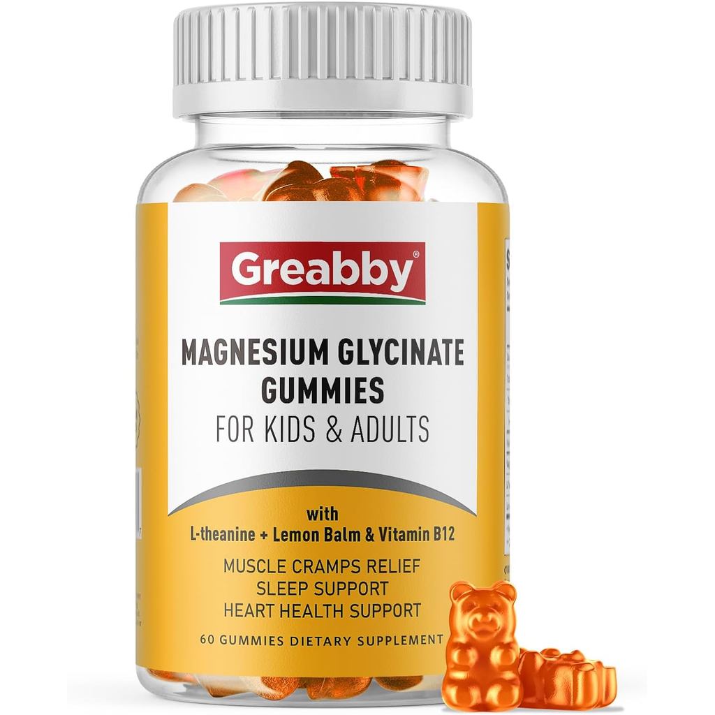 Magnesium Glycinate Gummies for Kids & Adults - Magnesium Glycinate