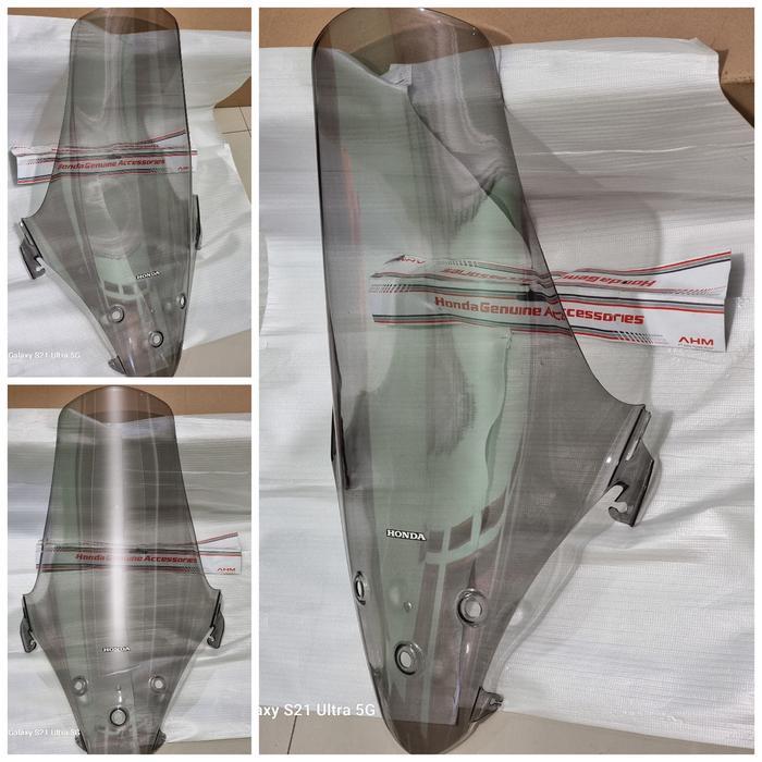 visor honda pcx 150cc original smoke