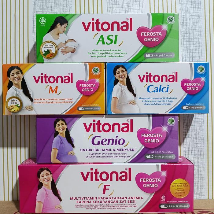 ORIGINAL VITONAL LENGKAP VITONAL ASI F GENIO M CALCI - GENIO