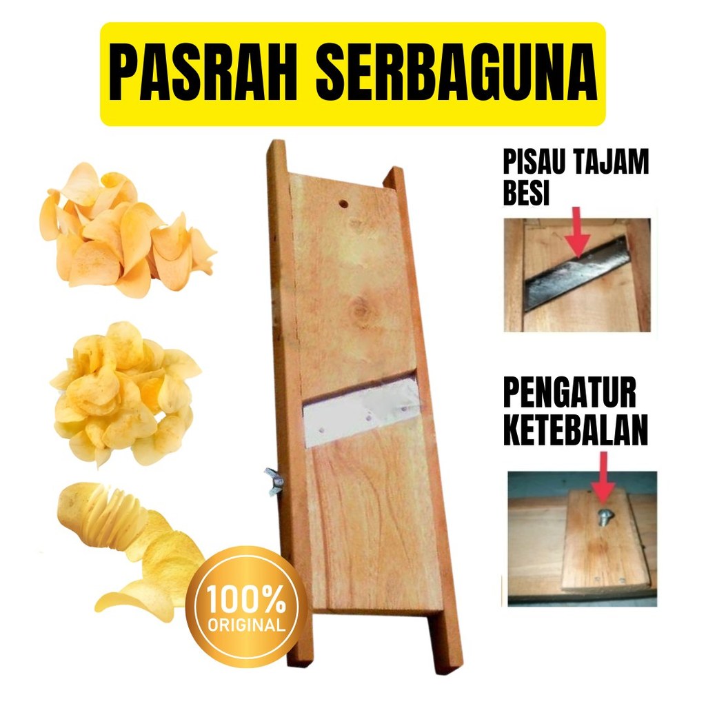 Alat Pengiris keripik Pasrah parutan kripik Serbaguna