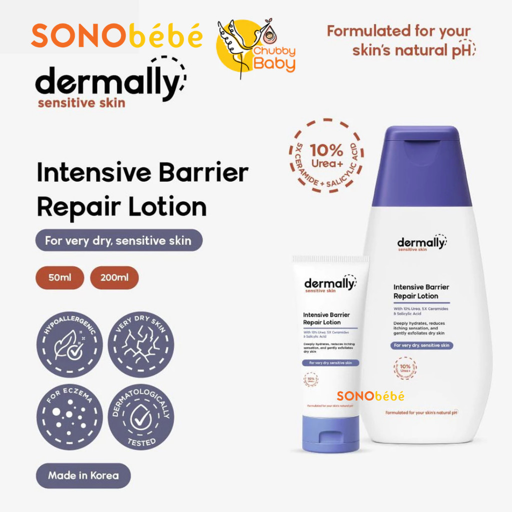 Dermally Intensive Barrier Repair Lotion - Lotion Urea 10% untuk kulit sangat kering dan eksim