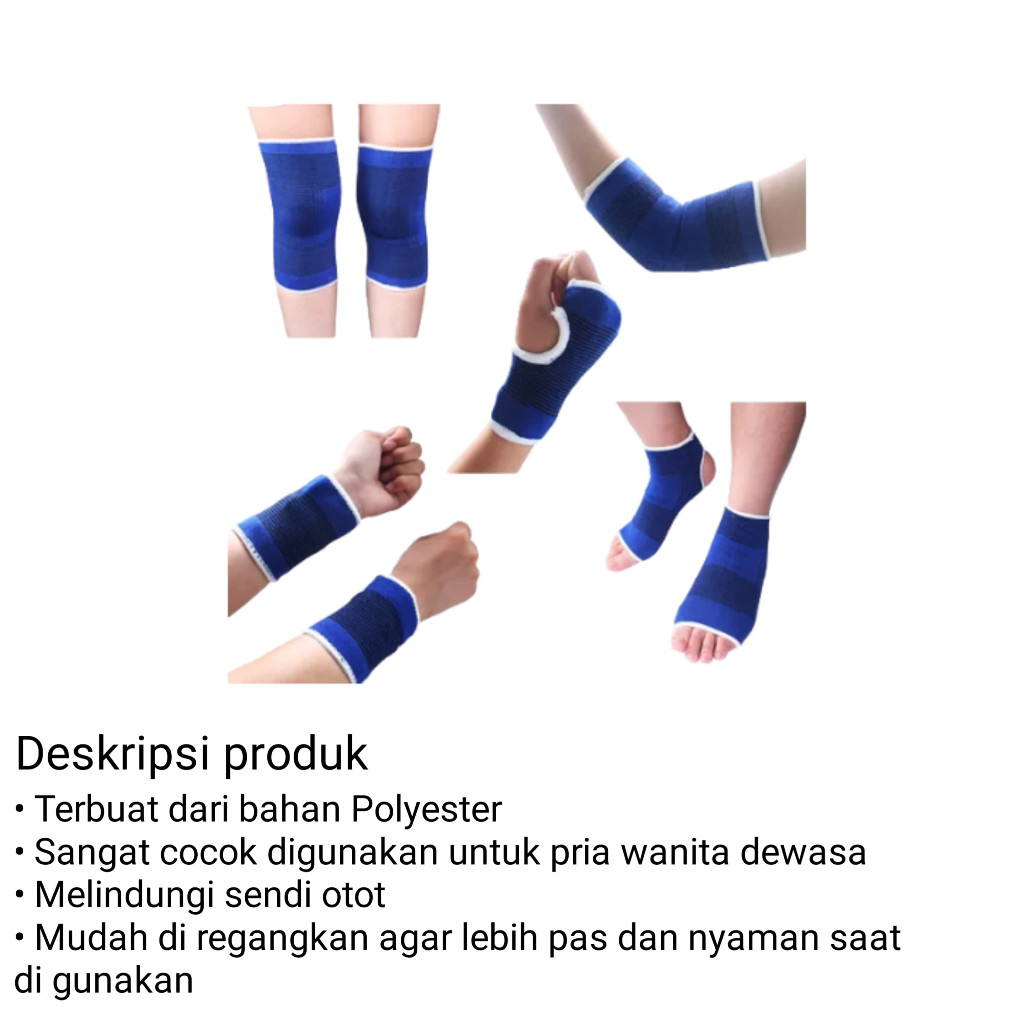 DEKER ANKLE TUMIT - DEKER SIKU TANGAN - DEKER TANGAN - DEKER PAHA - DEKER LUTUT