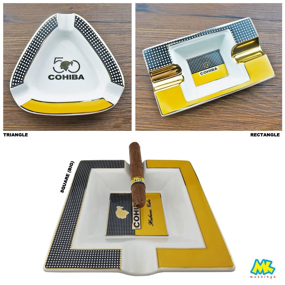 (angkasa) Asbak Keramik Cohiba Mewah 3 Varian Premium