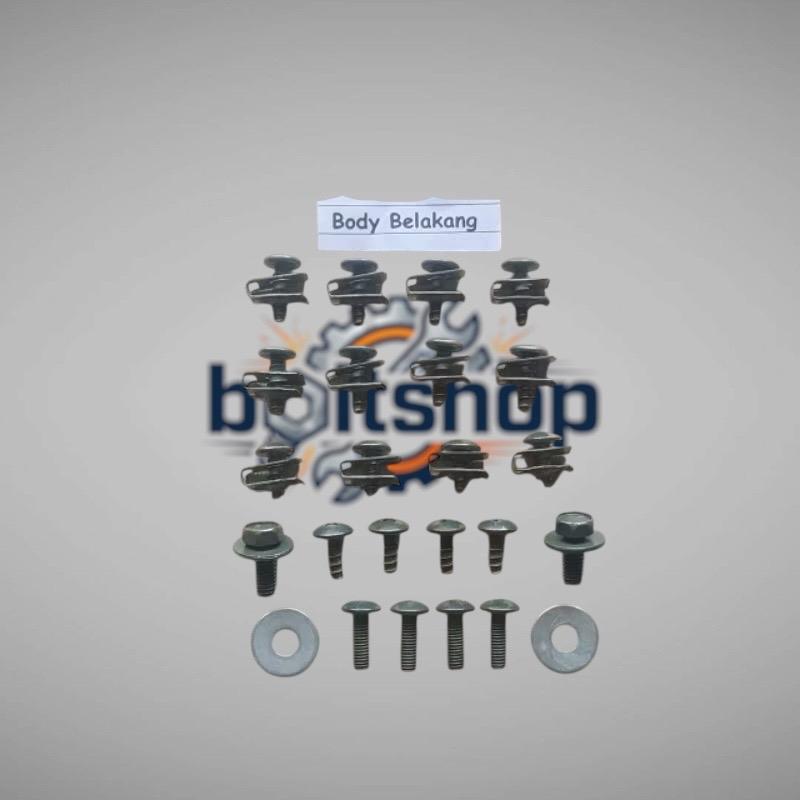 BAUT BODY BYSON Set Baut Body Samping Belakang Yamaha Byson Karbu - boltshop