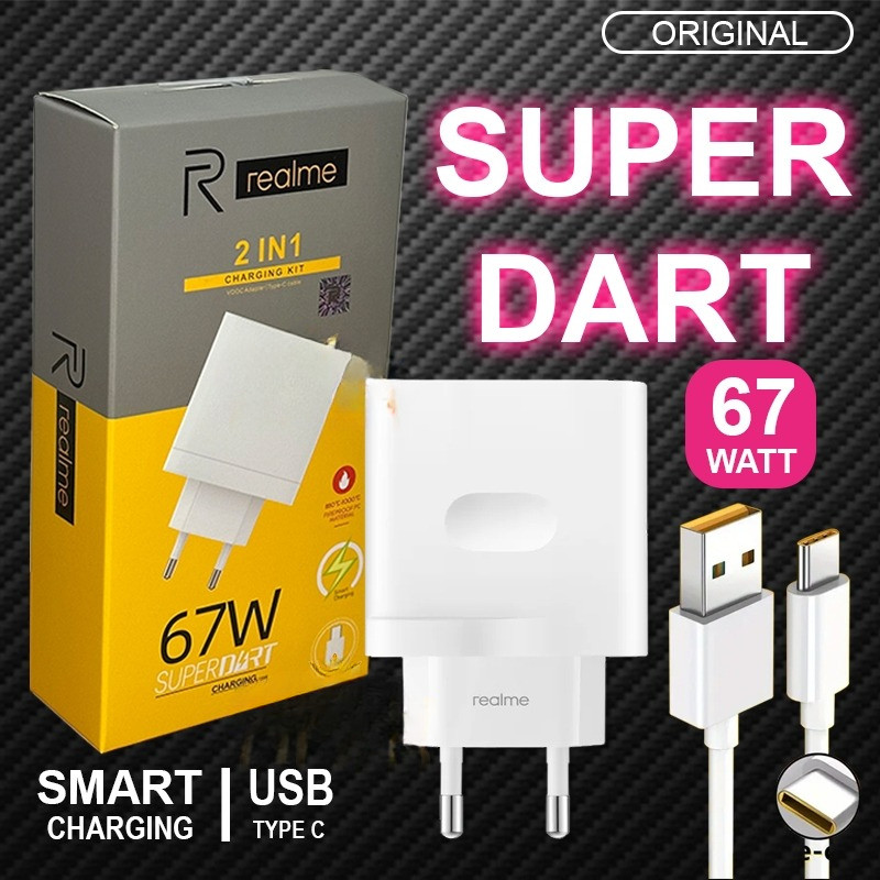 Charger Untuk Realme 67W SUPER DART Type C