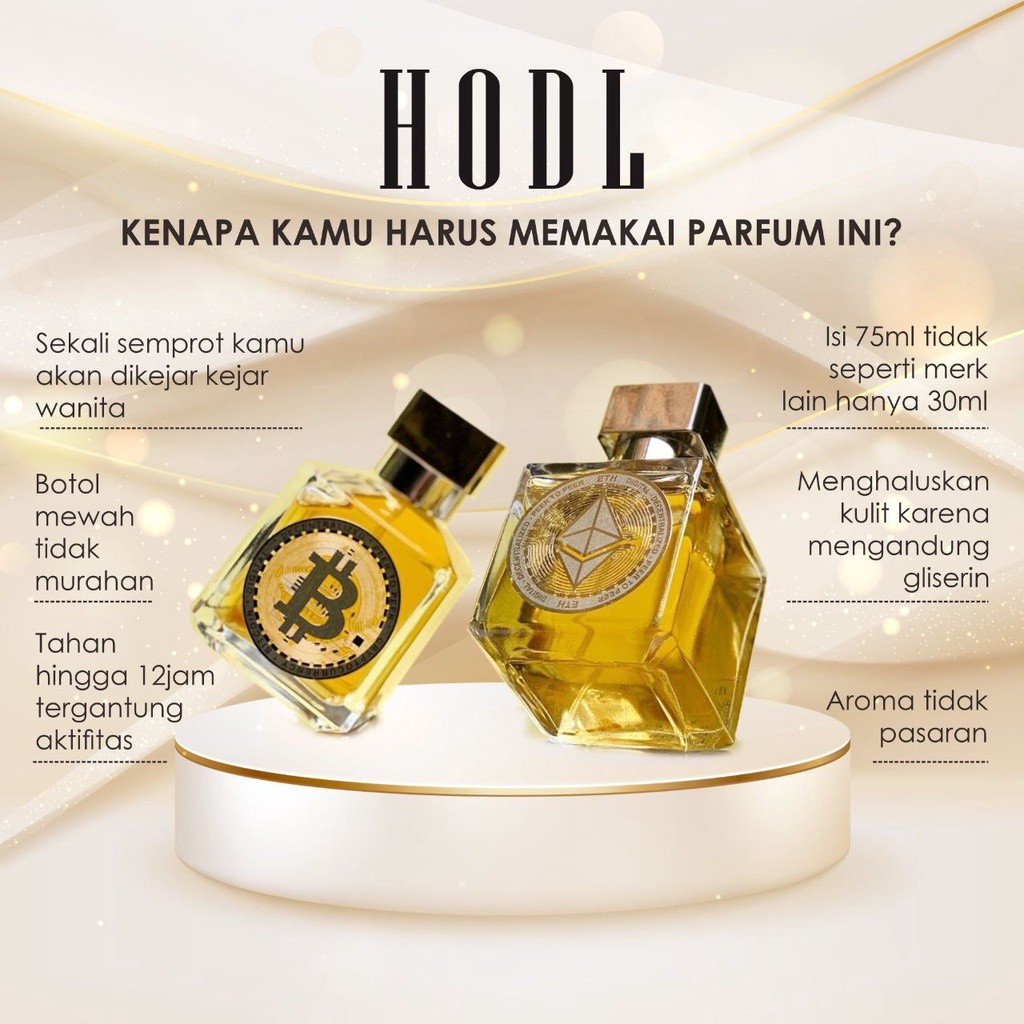 Parfum Pemikat Hodl Scent Edp 75ml Paket Hemat 2 Botol
