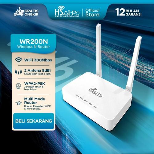 HS AIRPO WR200N 300Mbps WIRELESS N ROUTER