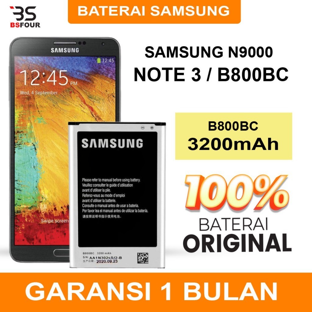 BATERAI BATRE SAMSUNG N9000 / NOTE 3 / B800BC ORIGINAL