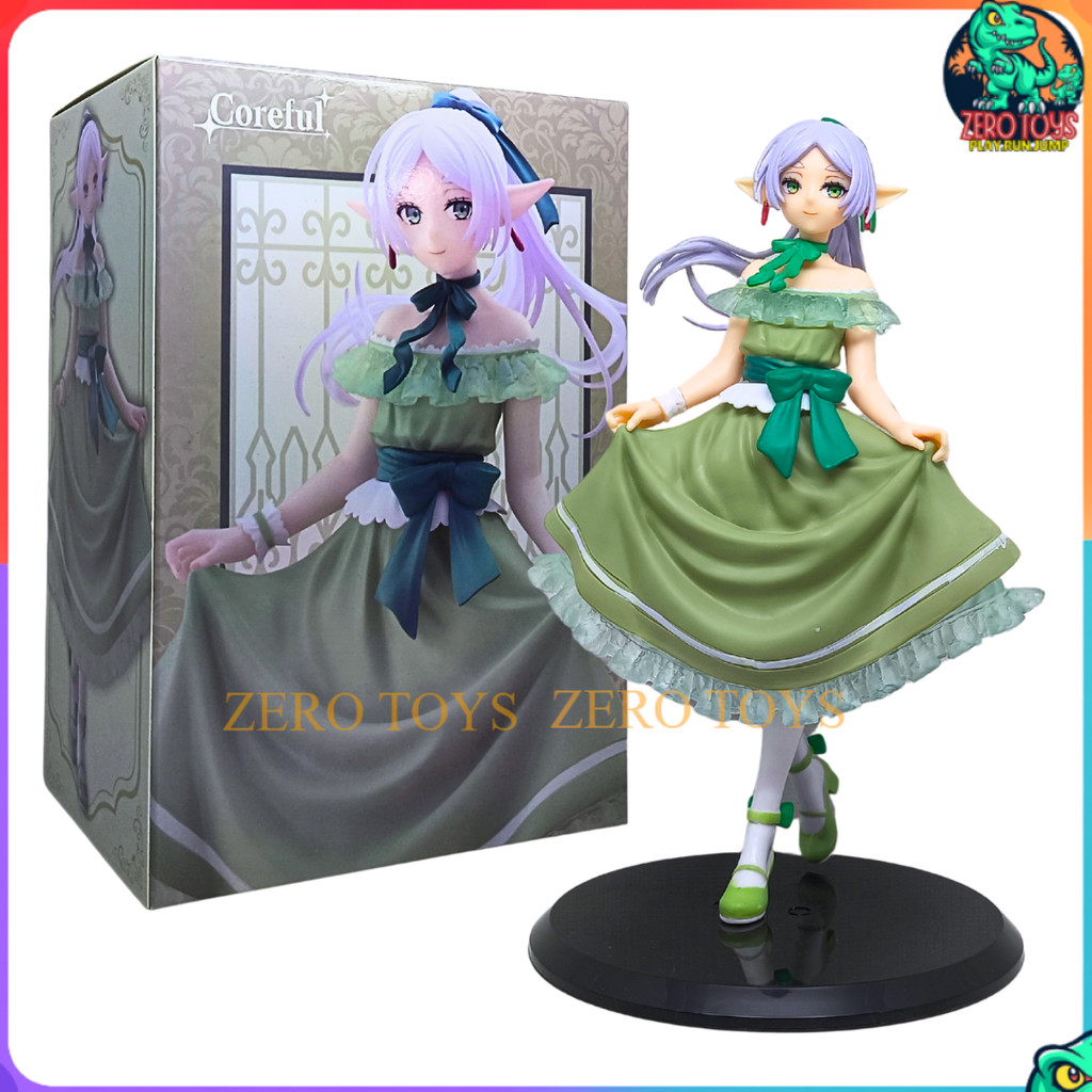 Action Figure Frieren Party Dress Coreful Figur Anime Koleksi Pajangan