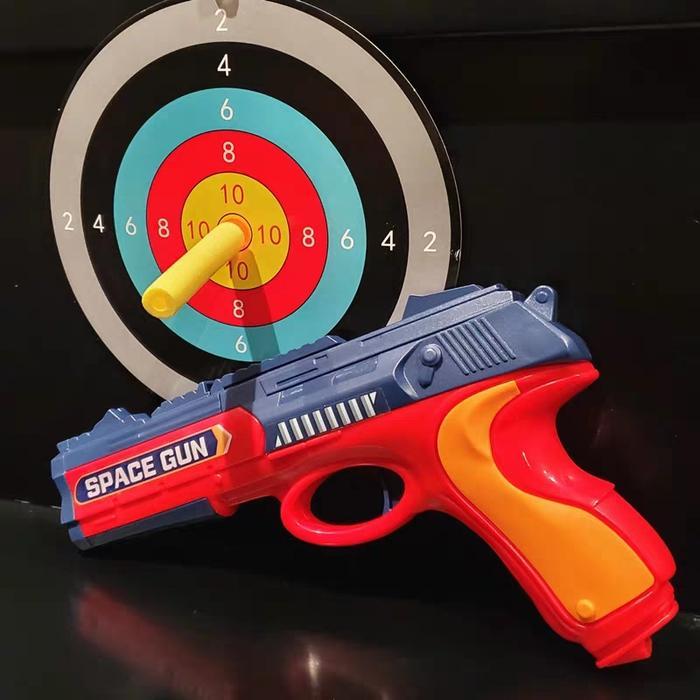 Ready Mainan Shooting Peluru NERF 2 IN 1 DIY Merakit Shooting Peluru Paintball & Peluru Lembut Maina