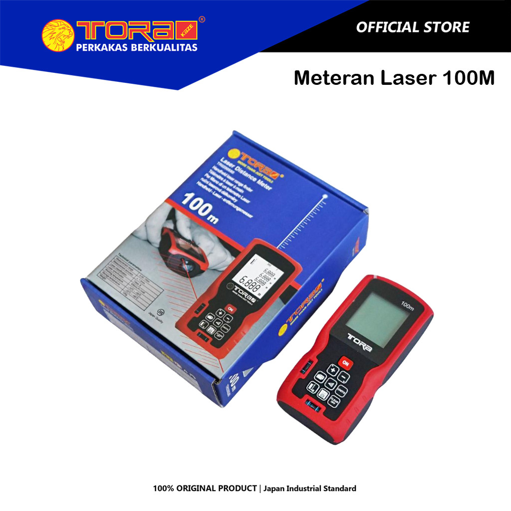 TORA Meteran Laser 100 Meter - Laser Distance Meter