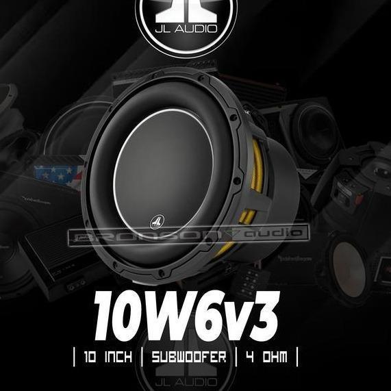 SUBWOOFER PASIF JL AUDIO 10W6v3 | 10 inch |- GARANSI RESMI - 100% BARANG ORIGINAL- GARANSI RESMI - 1