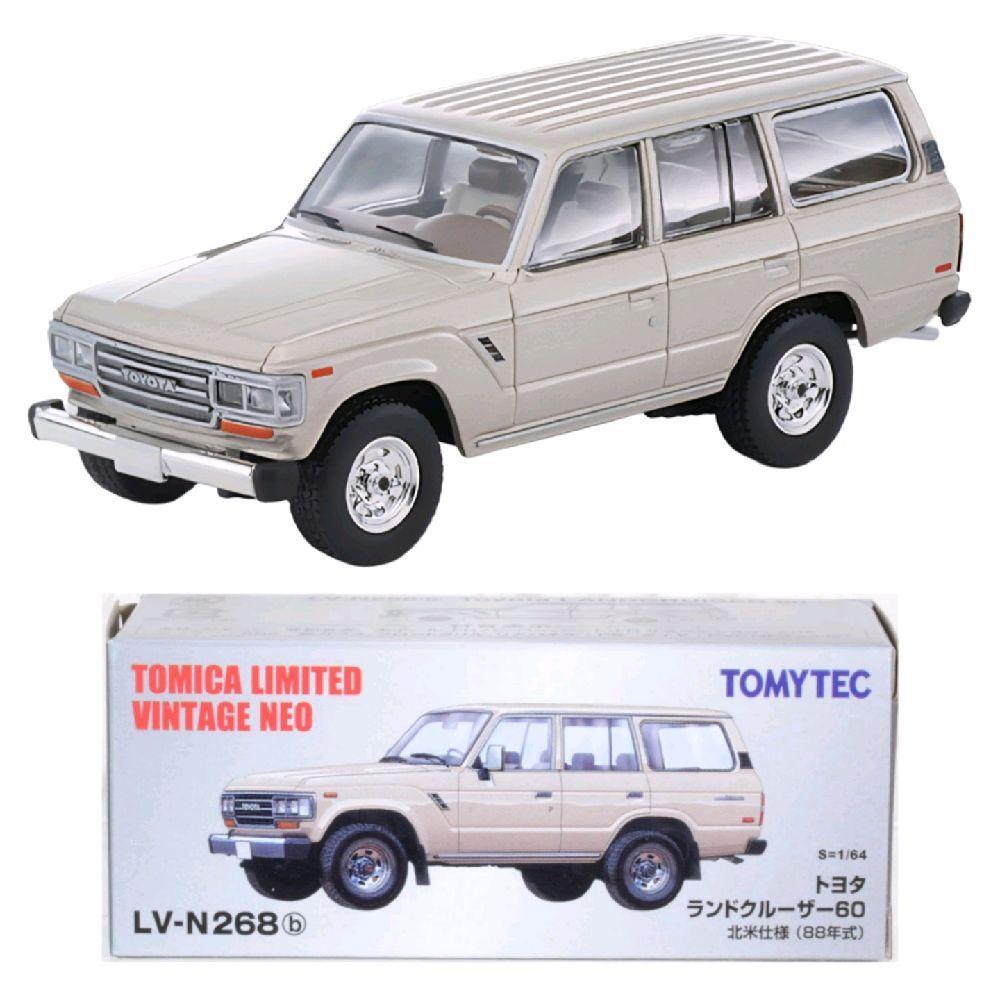 Tomica Limited Vintage Neo LV-N268b Toyota Land Cruiser 60 Beige Metallic 1988