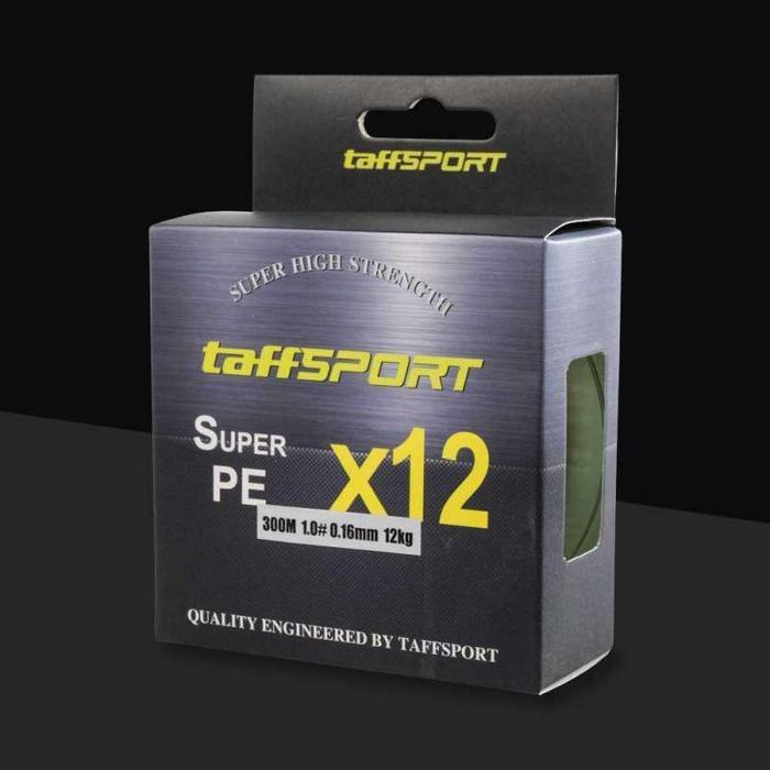 PROMO  TaffSPORT Senar Tali Benang Pancing Fishing Line Super PE Braided 300M X12 Senar Speckle Kuat
