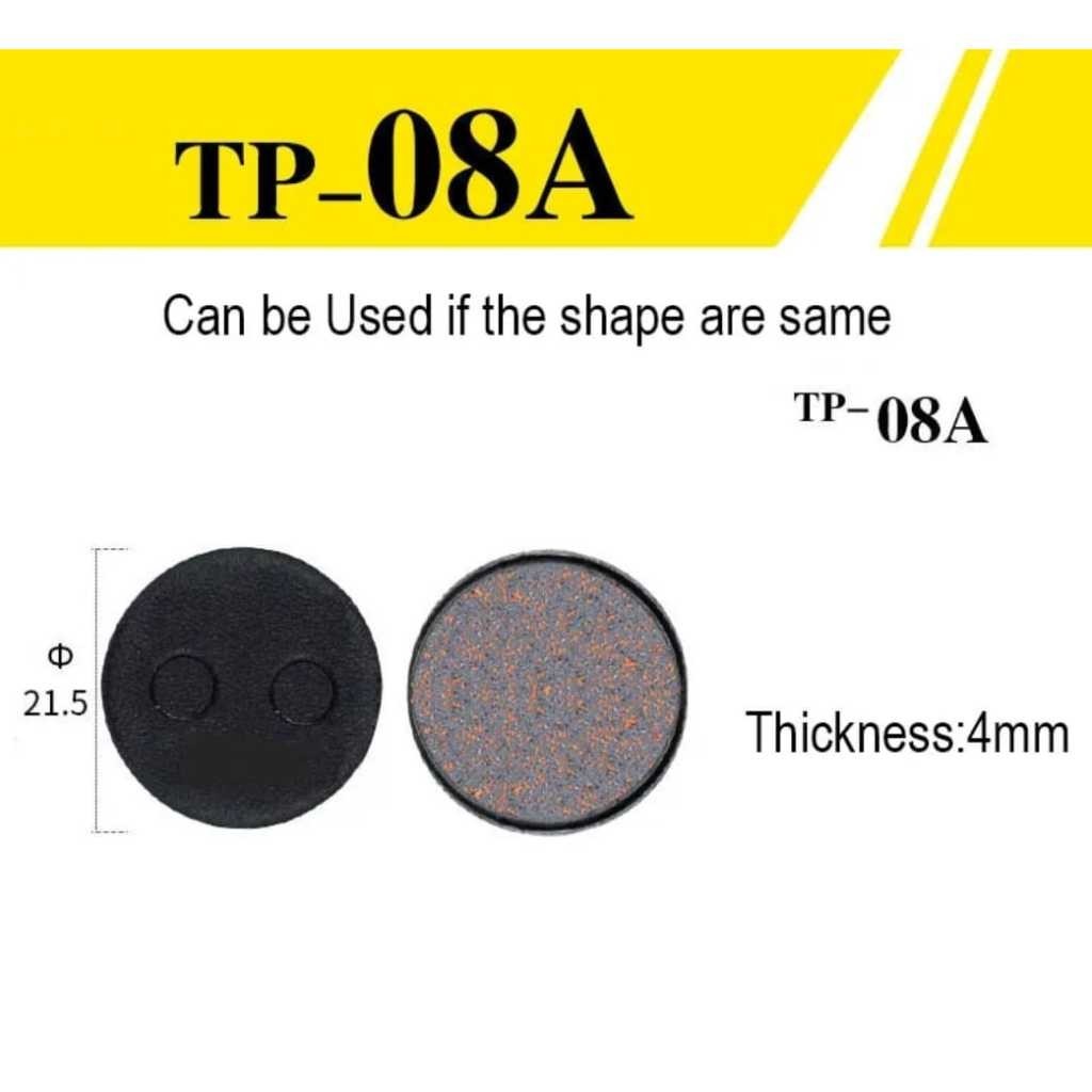 Foto Brakepad (Pad) Kampas Rem Bulat 21.5mm (21/22mm), Untuk Rem Mekanik Sepeda MTB, Daya Pengereman Optimal dan Pakem, Lebih Awet dan Tahan Lama, Upgrade Performa Pengereman Sepeda Anda, Pastikan Ukuran Sesuai, Harga Terjangkau!