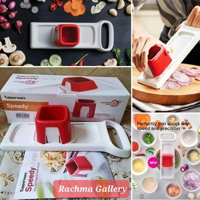 Viral  Speedy Mando Tupperware Malaysia Alat Pencacah Rempah-rempah Pengiris Bawang Pemotong Cabai P