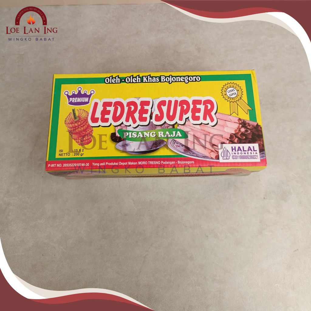 Ledre Super Pisang Raja Khas Bojonegoro 200 Gram