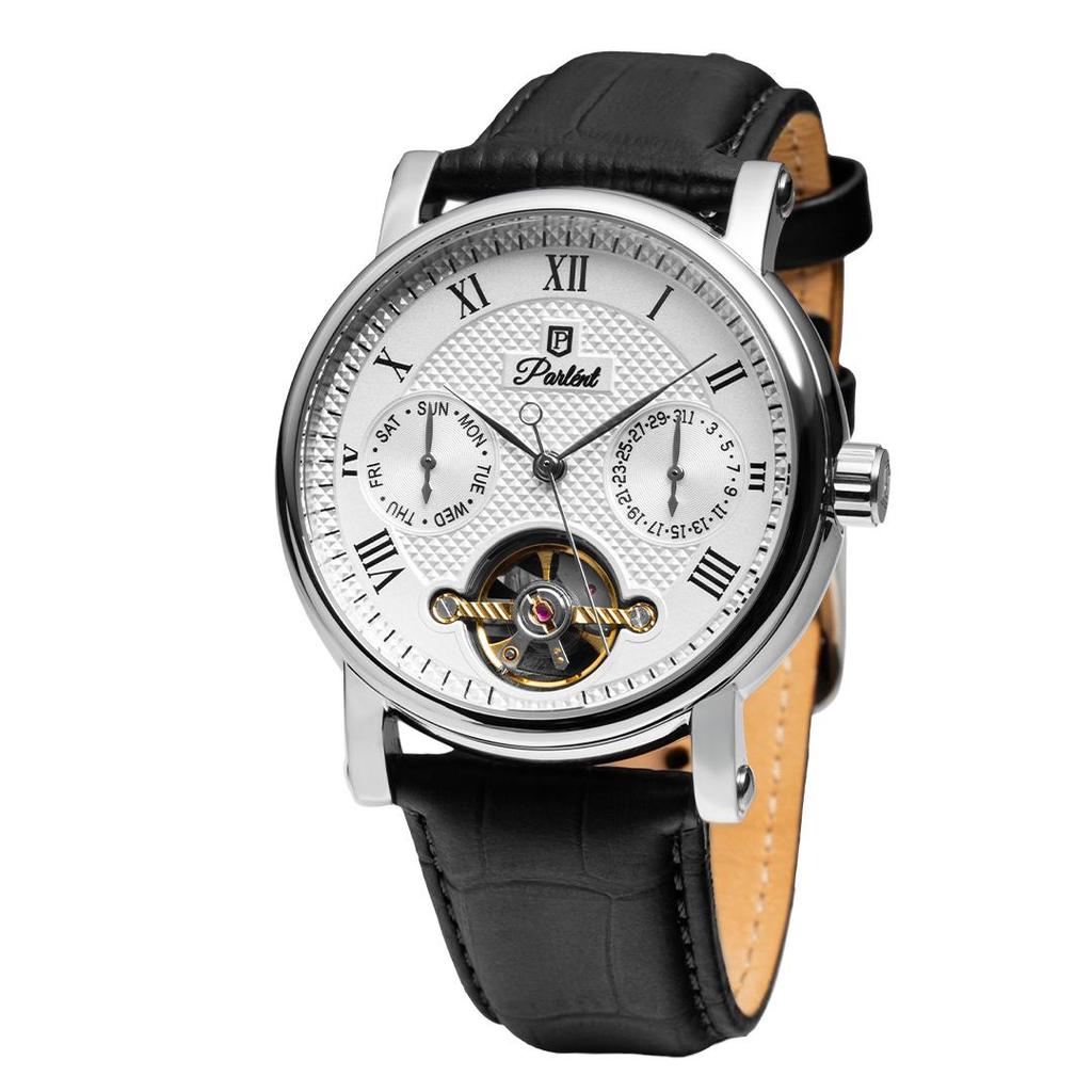 RECOMMENDED Parlent Magnus Calibre - Jam Tangan Pria 41mm, Dual Core Movement, Waterproof 5ATM