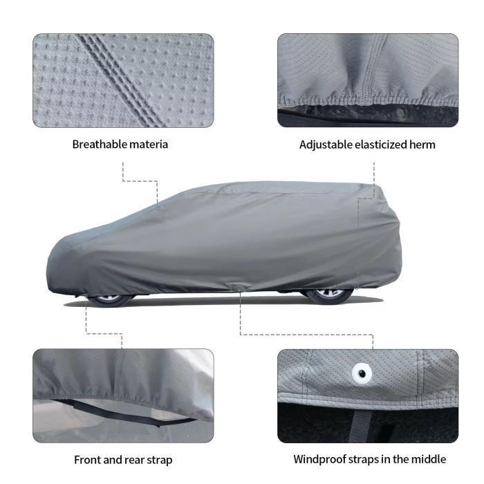DRACCO Sarung mobil toyota alphard vellfire premium 4 layer waterproof tebal bonus tas simpan - Alph