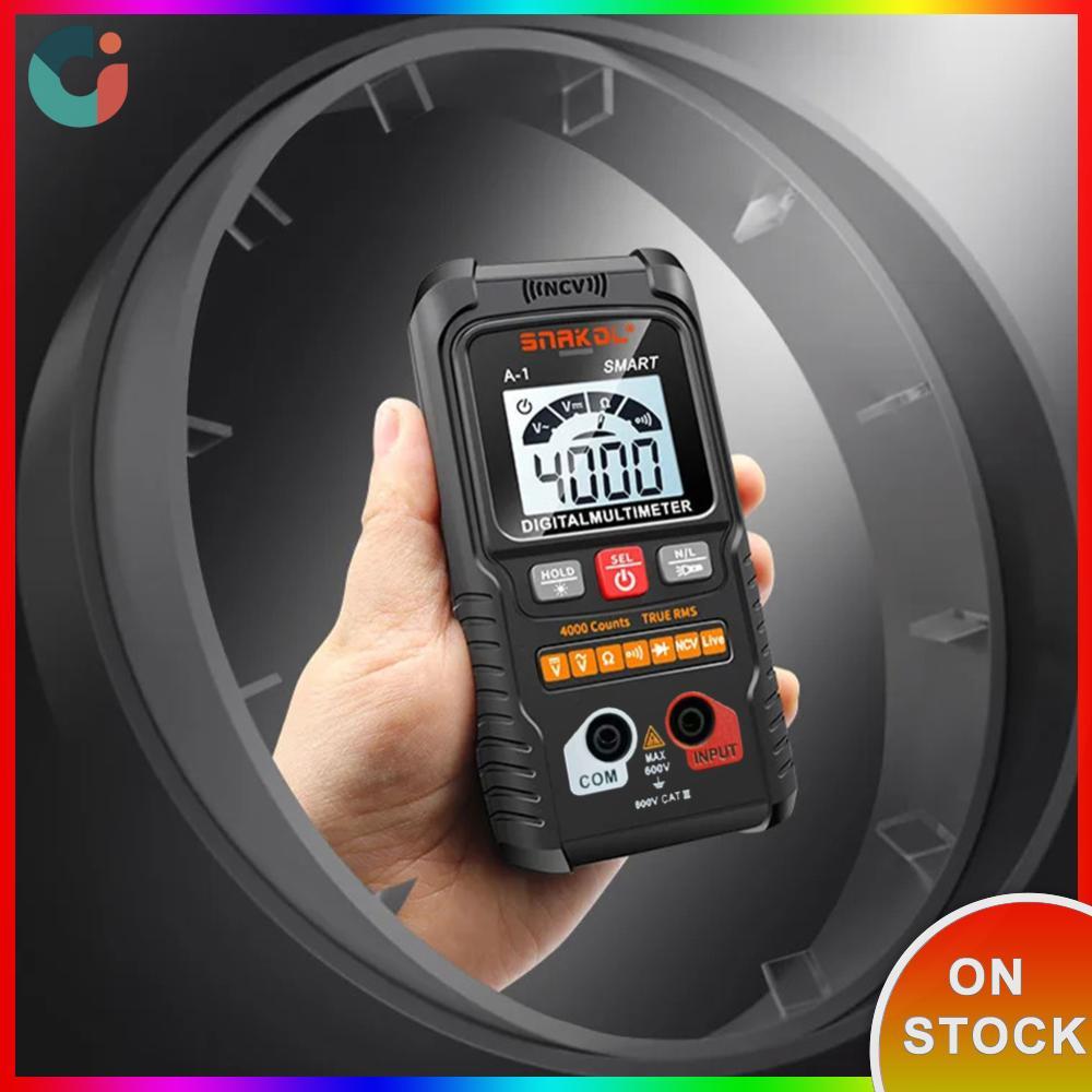 [24 jam] Multimeter Digital Otomatis 4000 Hitungan Multi Meter Digital Rentang Otomatis