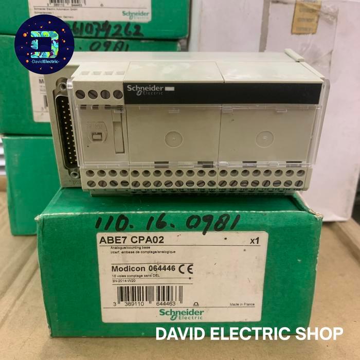 ABE7 CPA02 SCHNEIDER MODICON 064446 PLC SCHNEIDER ABE7 SERIES PLC UNIT
