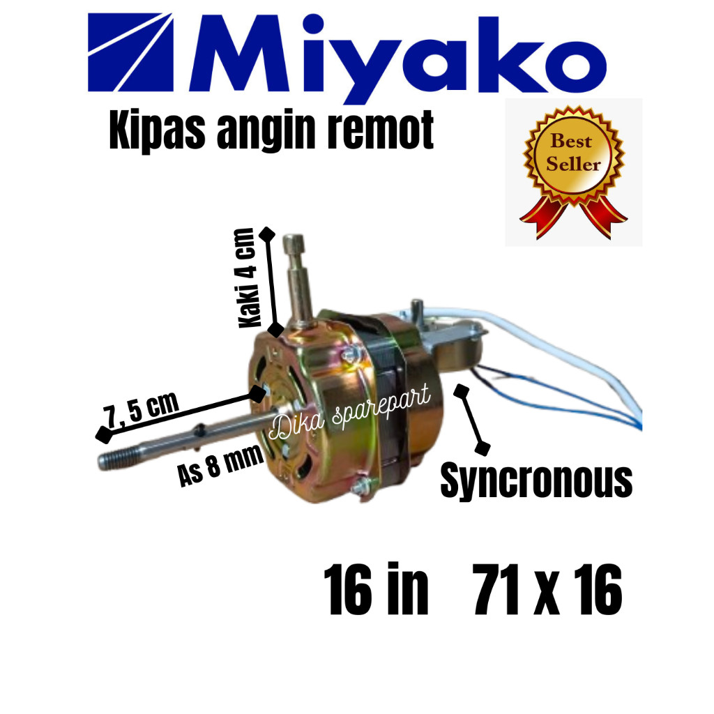 READY dinamo kipas miyako yg pake remot