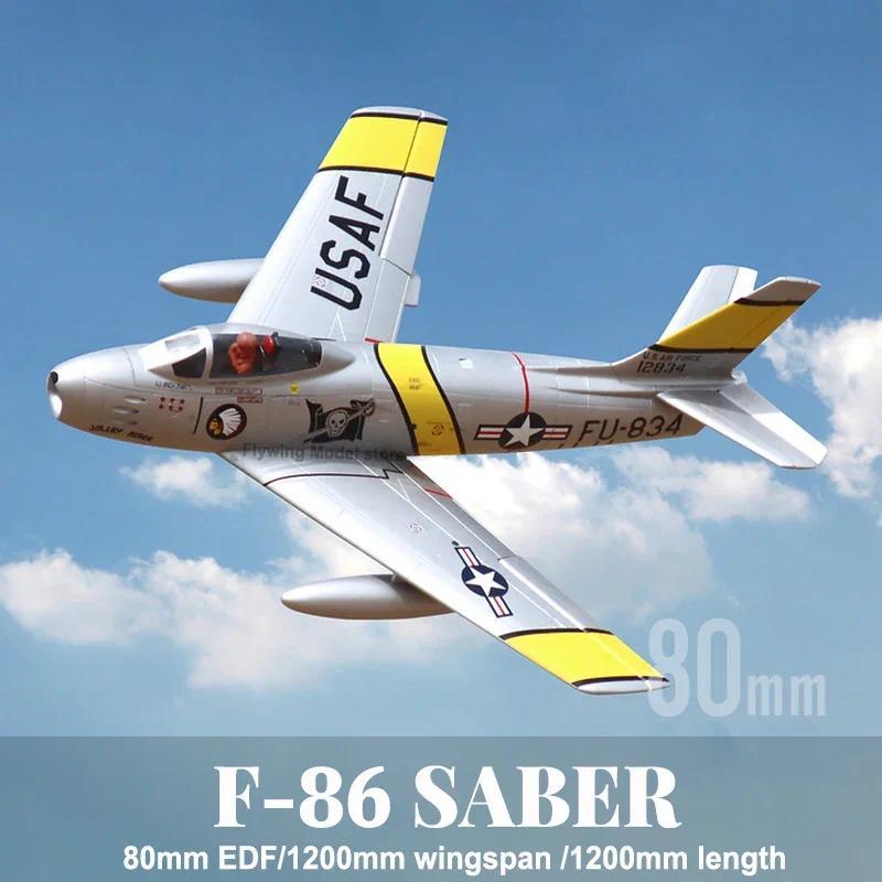 Freewing Rc Airplane 80mm Edf F-86 Sabre Simulation Model Culvert Remote Control  Aircraft 6S PNP