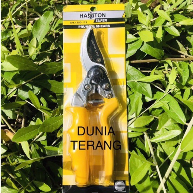 Gunting Dahan HASSTON PROHEX 1350 - Gunting Ranting Tanaman HASTON Super 1350 Gt Bunga Stek