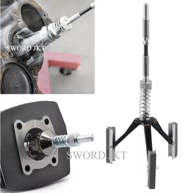 Alat Hon Silinder Mesin 3 Rahang Cylinder Hone Tool Poles Blok Mesin Piston Rem Motor Mobil Adjustab