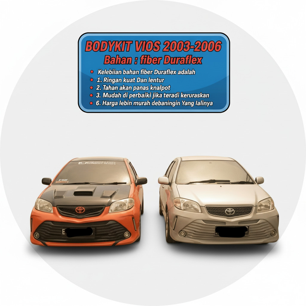 Bodykit Vios Viper gen 1 BODY KIT VIOS 2003-2006