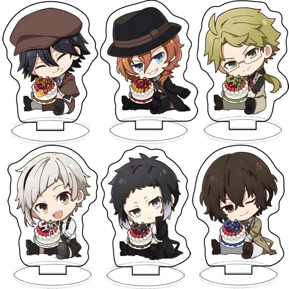 Acrylic Panel Ornaments Acrylic Stand Bungo Stray Dogs Dazai Osamu Oda Sakunosuke Figure Model Plate