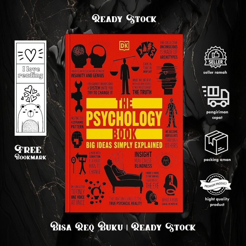 The Psychology Book: Big Ideas Simply Explained (DK Big Ideas) (English/Indonesia)