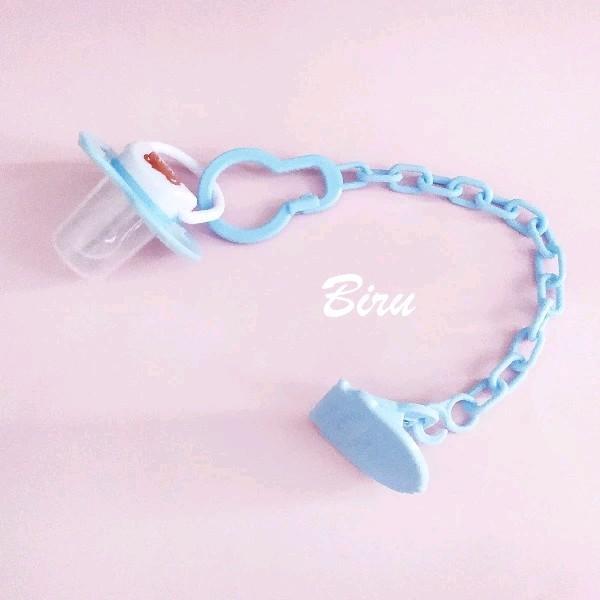 terlaris Empeng Bayi dan Tali Rantai Dot Bayi dengan Penutup Empeng Set Bayi Baru Lahir Bpa Free Emp