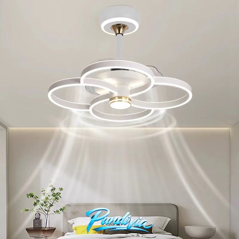 Lampu Kipas Angin 3 Warna Lampu Gantung Kipas Minimalis Lampu Kipas Angin Gantung Plafon Ruang Tamu
