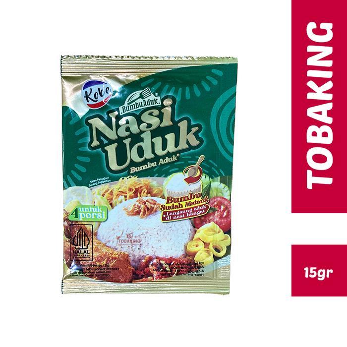 Kobe Bumbu Aduk Nasi Instan Uduk Kuning Rendang Bebek Ayam Kalasan Nasi Goreng Pedas - Nasi Uduk