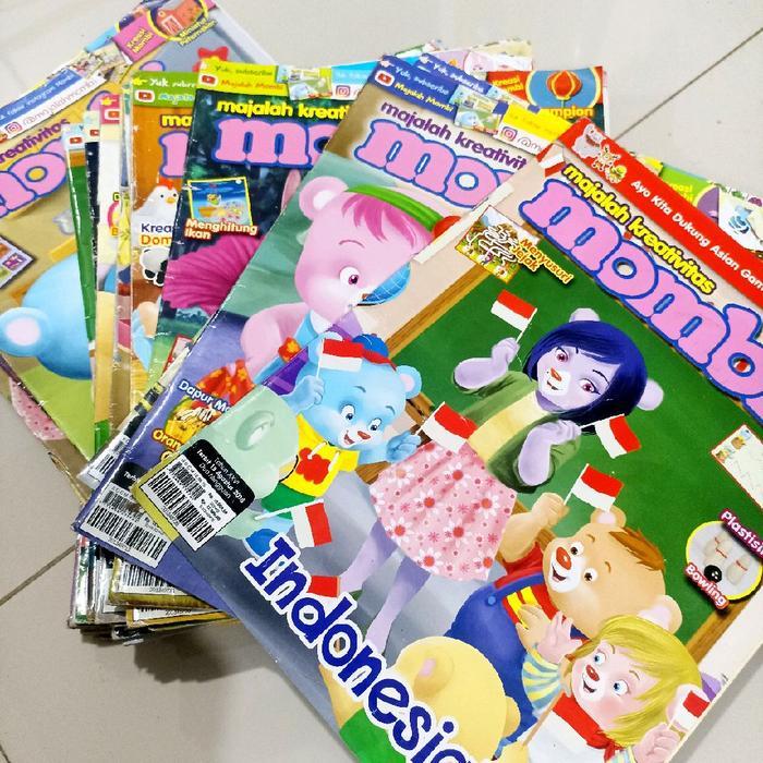 majalah anak mombi kreativitas random kondisi minus murah