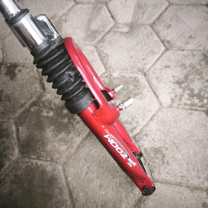 Ready fork sepeda 20 inchi lipat bmx standart 25.4 drat zoom escape 327 suspensi Roda 20 v brake - m